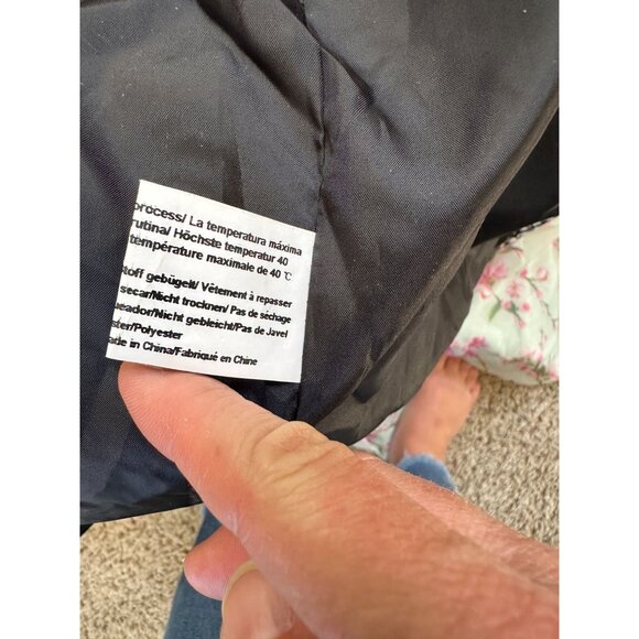 Houndstooth Pattern Womens Blazer Coat Lightweight Open Front Polyester - Picture 5 of 7